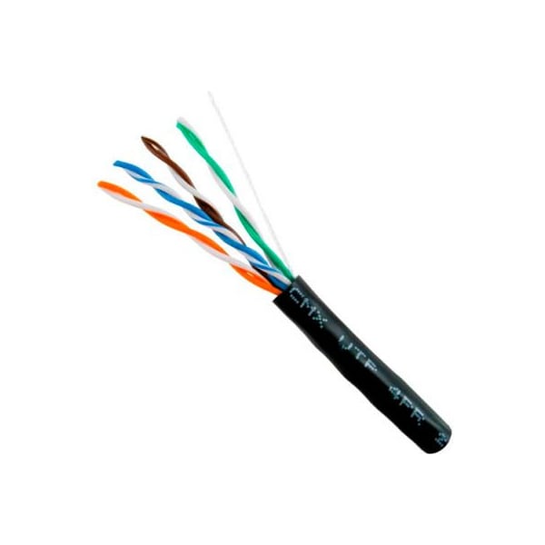 Chiptech, Inc Dba Vertical Cable Vertical Cable, 059-484/CMX, Cat 5E UV Jacket For Outdoor Use (CMX) Black Pull Box 059-484/CMX - main